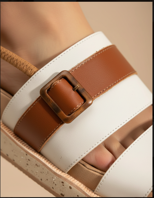 Sandalias Playa Ergonomic Off White