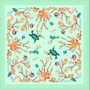 Pañuelo Méditerranéen  Verde Acqua